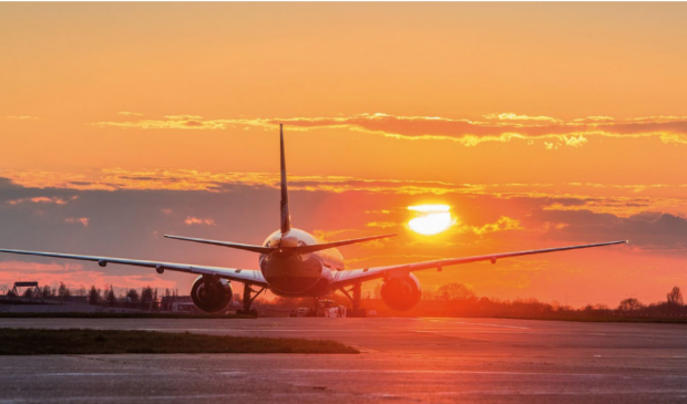 Airplane on runway