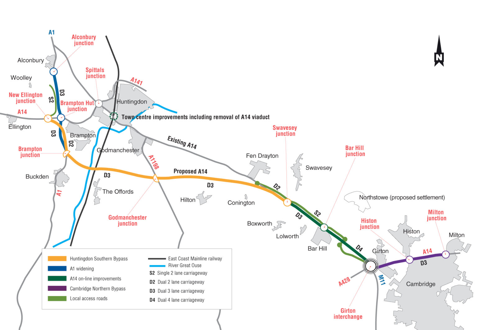 The road ahead – a site visit to the A12 and A14 road improvement ...